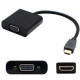Addon Tech H4F02AA#ABA Compatible HDMI 1.3 Male to VGA Female Black Active Adapter For Resolution Up to 1920x1200 (WUXGA) - 100% compatible and guaranteed to work - TAA Compliance H4F02AA#ABA-AO
