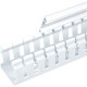 Panduit Cable Guide Wiring Duct - White - 6 Pack - Polyvinyl Chloride (PVC) - TAA Compliance H2X4WH6
