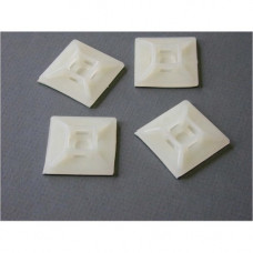 Startech.Com Self-adhesive Nylon Cable Tie Mounts - Pkg of 100 - Pkg of 100 - Cable organizer (pack of 100) - TAA Compliance HC102