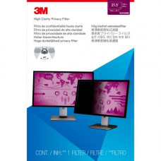 3m High Clarity Privacy Filter Black, Glossy - For 21.5" Widescreen Monitor - 16:9 - Scratch Resistant, Dust Resistant - TAA Compliance HC215W9B