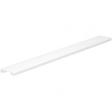 Panduit Type HC Hinged Cover for Hinged Cover Wiring Duct - Cover - White - 6 Pack - Polyvinyl Chloride (PVC) - TAA Compliance HC3WH6