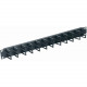 Middle Atlantic Products Micro-Clip Horizontal Cable Manager - Panel - Black - 1 Pack - 1U Rack Height - 19" Panel Width HCM-1