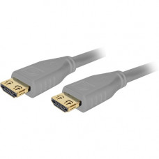 Comprehensive Pro AV/IT High Speed HDMI Cable with ProGrip, SureLength, CL3- Graphite Grey 25ft - HDMI for Network Device - 25 ft - 1 x HDMI Male Digital Audio/Video - 1 x HDMI Male Digital Audio/Video - Gold Plated Connector - Shielding - RoHS Compliance