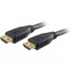 Comprehensive Pro AV/IT High Speed HDMI Cable with ProGrip, SureLength, CL3- Jet Black 35ft - 35 ft HDMI A/V Cable for Network Device - First End: 1 x HDMI Male Digital Audio/Video - Second End: 1 x HDMI Male Digital Audio/Video - Shielding - Gold Plated 