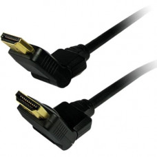 Comprehensive Standard Series HDMI High Speed Swivel Cable 3ft - HDMI for Audio/Video Device - 3 ft - 1 x HDMI Male Digital Audio/Video - 1 x HDMI Male Digital Audio/Video - Shielding - Black - CEC, RoHS Compliance HD-HD-3EST/SW