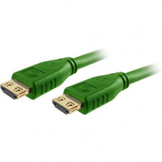 Comprehensive Pro AV/IT High Speed HDMI Cable with ProGrip, SureLength, CL3- Dark Green 3ft - HDMI for Network Device - 3 ft - 1 x HDMI Male Digital Audio/Video - 1 x HDMI Male Digital Audio/Video - Gold Plated Connector - Shielding - RoHS Compliance HD-H