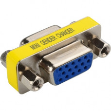 Axiom VGA Video Adapter - 1 x HD-15 Female VGA - 1 x HD-15 Female VGA - Blue, Silver HD15VGAFFC-AX