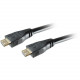 Comprehensive Plenum Pro AV/IT HDMI Audio/Video Cable - 25 ft HDMI A/V Cable for Audio/Video Device - First End: 1 x HDMI (Type A) Male Digital Audio/Video - Second End: 1 x HDMI (Type A) Male Digital Audio/Video - 2.25 GB/s - Supports up to 3840 x 2160 -