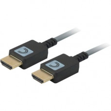 Comprehensive Pro AV/IT 18Gb 4K Active Optical Plenum HDMI Cable 50ft - Fiber Optic for Audio/Video Device, Digital Signage Display, PC, Notebook - 2.25 GB/s - 50 ft - 1 x HDMI Male Digital Audio/Video - 1 x HDMI Male Digital Audio/Video - Gray HD18G-50PR