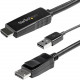 Startech.Com 2 m (6.6 ft.) HDMI to DisplayPort Cable - 4K 30Hz - USB-powered - Active HDMI to DisplayPort Cable (HD2DPMM2M) - This 4K HDMI to DisplayPort cable with USB power lets you connect an HDMI video source such as your laptop desktop Blu-ray&tr