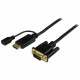 Startech.Com HDMI to VGA Cable - 10 ft / 3m - 1080p - 1920 x 1200 - Active HDMI Cable - Monitor Cable - Computer Cable - 10 ft HDMI/VGA Video Cable for Video Device, Monitor, Projector - First End: 1 x HDMI Male Digital Audio/Video, First End: 1 x Type B 