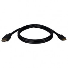 Qvs High Speed HDMI to Mini HDMI with Ethernet 1080p HD Camera Cable - 3.28 ft HDMI A/V Cable for Camera, Camcorder, Tablet PC, TV, Projector, Audio/Video Device - First End: 1 x HDMI (Type A) Male Digital Audio/Video - Second End: 1 x HDMI (Mini Type C) 