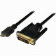 Startech.Com 2m Mini HDMI&reg; to DVI-D Cable - M/M - 6.56 ft DVI/HDMI Video Cable for Audio/Video Device, Projector, Notebook, Tablet PC, Camera, Tablet - First End: 1 x HDMI (Mini Type C) Male Digital Audio/Video - Second End: 1 x DVI-D Male Digital