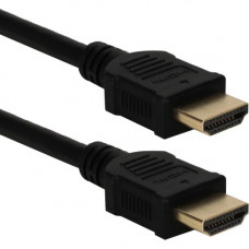 Qvs 2-Meter High Speed HDMI UltraHD 4K with Ethernet Cable - HDMI for Blu-ray Player, HDTV, TV, Set-top Box, DVD, Switch, Splitter - 6.50 ft - 1 x HDMI Male Digital Audio/Video - 1 x HDMI Male Digital Audio/Video - Gold Plated Contact - Shielding HDG-2MC