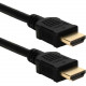 Qvs 5-Meter High Speed HDMI UltraHD 4K with Ethernet Cable - 16.40 ft HDMI A/V Cable for Blu-ray Player, HDTV, TV, Set-top Box, DVD, Switch, Splitter - First End: 1 x HDMI Male Digital Audio/Video - Second End: 1 x HDMI Male Digital Audio/Video - Supports