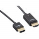 ENET HDMI to HDMI Slim 36G W/Redmere Chip 10FT Cable - 10 ft HDMI A/V Cable for Audio/Video Device - First End: 1 x HDMI Male Digital Audio/Video - Second End: 1 x HDMI Male Digital Audio/Video - 36 Gbit/s - Black HDMI2-RM-10F-ENC