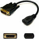 Addon Tech 5PK HDMI 1.3 Male to DVI-D Dual Link (24+1 pin) Female Black Adapters For Resolution Up to 2560x1600 (WQXGA) - 100% compatible and guaranteed to work - TAA Compliance HDMI2DVID-5PK