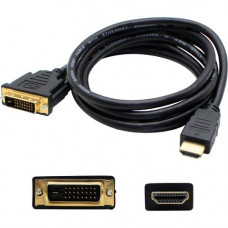 Addon Tech 5PK 6ft HDMI 1.3 Male to DVI-D Single Link (18+1 pin) Male Black Cables For Resolution Up to 1920x1200 (WUXGA) - 100% compatible and guaranteed to work HDMI2DVIDS6F-5PK