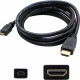 AddOn HDMI/Micro HDMI A/V Cable - 25 ft HDMI/Micro HDMI A/V Cable for Audio/Video Device - First End: 1 x Male Digital Audio/Video - Second End: 1 x Micro HDMI Male Digital Audio/Video - Supports up to 4096 x 2160 - Black - 1 Pack HDMI2MHDMI25F