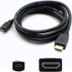 AddOn 6ft HDMI Male to Micro-HDMI Male Black Adapter Cable - 100% compatible and guaranteed to work - TAA Compliance HDMI2MHDMI6
