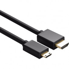 Accortec High Speed HDMI&reg; to Mini HDMI&reg; Thin Cable 10ft - 10 ft HDMI/Mini-HDMI A/V Cable for Smartphone, Tablet PC, Home Theater System, Audio/Video Device - First End: 1 x HDMI (Type A) Male Digital Audio/Video - Second End: 1 x HDMI (Min