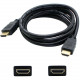 AddOn 1m HDMI Male to HDMI Male Black Cable For Resolution Up to 4096x2160 (DCI 4K) - 3.28 ft HDMI A/V Cable for Audio/Video Device - First End: 1 x HDMI Male Digital Audio/Video - Second End: 1 x HDMI Male Digital Audio/Video - Supports up to 4096 x 2160