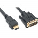 ENET DVI/HDMI Video Cable - 9.84 ft DVI/HDMI Video Cable for Video Device - HDMI Male Digital Video - DVI Male Video - 28 AWG - Black HDMIM-DVIM-3M-ENC