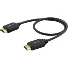 Startech.Com 0.5 m 4K HDMI Cable - Premium High Speed HDMI Cable - Certified - 4K 60Hz - Short HDMI Cable - 50 cm HDMI Cable - HDMI 2.0 Cable - 1.64 ft HDMI A/V Cable for Audio/Video Device, Home Theater System - First End: 1 x HDMI Male Digital Audio/Vid