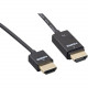 ENET HDMI to HDMI Slim 36G W/Redmere Chip 3FT Cable - 3 ft HDMI A/V Cable for Audio/Video Device - First End: 1 x HDMI Male Digital Audio/Video - Second End: 1 x HDMI Male Digital Audio/Video - Black HDMMI2-RM-3F-ENC