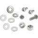 Panduit Mounting Hardware for TEBC Kits - Bolt, Hex Nut, Flat Washer, Washer, Screw - Hex - Stainless Steel - 1 - TAA Compliance HDW3/8-KT