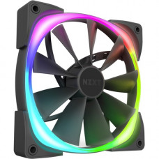 NZXT Aer RGB 2 HF-28120-B1 Cooling Fan - 1 x 120 mm - 52.4 CFM - 33 dB(A) Noise - Fluid Dynamic Bearing - 4-pin PWM - RGB LED - Plastic, Rubber - 6 Year Life HF-28120-B1