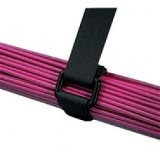 PANDUIT Tak-Ty HLC Series Hook and Loop Cable Tie - Cable Tie - Black - TAA Compliance HLC3S-X0