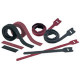 Panduit Tak-Ty Hook and Loop Cable Tie - Black - 1 Pack - RoHS, TAA Compliance HLSP1.5S-X0