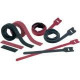 Panduit Hook & Loop Cable Ties - Tie - Maroon - 10 Pack - Nylon, Polypropylene - TAA Compliance HLSP1.5S-X12