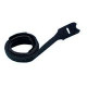 PANDUIT Hook and Loop Cable Tie - Black - TAA Compliance HLTP2I-X0
