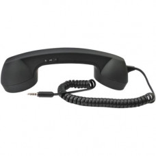 Premiertek Retro Handset for iPhone and iPad - Corded - Black HS-IP-BK