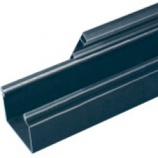 Panduit Cable Guide Wiring Duct - Black - 6 Pack - Polyvinyl Chloride (PVC) - TAA Compliance HS4X4BL6
