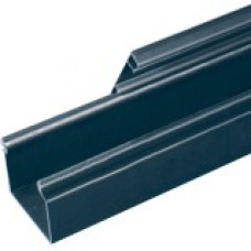 Panduit Cable Guide Wiring Duct - Black - 6 Pack - Polyvinyl Chloride (PVC) - TAA Compliance HS1.5X3BL6NM