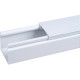 Panduit Cable Guide Wiring Duct - White - 6 Pack - Polyvinyl Chloride (PVC) - TAA Compliance HS3X3WH6NM