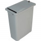 HSM 24" Lockable Shredder Bin - Tamper Proof Lid - Executive Gray HSM1070070200