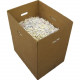 HSM Shredder Box Insert - fits Classic 390.3 Series Shredders - 39 gal - 23.5" x 15.5" x 20" - 1 EA HSM1365BOX