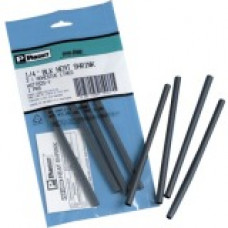 Panduit Cable Protector Heat Shrink Tube - Black - 2 Pack - Polyolefin HSTTA75-Y