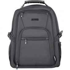 Urban Factory Carrying Case (Backpack) for 17.3" Notebook - Black - Water Resistant - Steel Handle, Nylon - Shoulder Strap, Handle, Chest Strap - 13.6" Height x 19.9" Width x 7.3" Depth HTB17UF