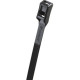 Panduit Cable Tie - Black - 100 Pack - 160 lb Loop Tensile - Nylon 6.6 - TAA Compliance HV965-C0