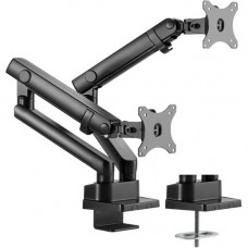 Amer Mounting Arm for Curved Screen Display, Flat Panel Display - Matte Black - 2 Display(s) Supported32" Screen Support - 35.27 lb Load Capacity HYDRA2B