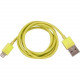 I/OMagic Lightning/USB Data Transfer Cable - 4 ft Lightning/USB Data Transfer Cable - USB - Lightning - MFI - Yellow I012U04LY