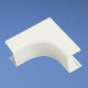 PANDUIT Inside Corner Fitting For LD5, LDP5 and LDS5 Raceway - Electric Ivory - 10 Pack - TAA Compliance ICFC5EI-X