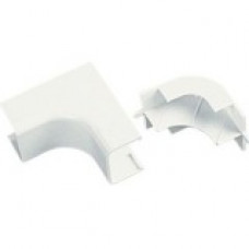 Panduit Cable Raceway Corner Fitting - Off White - 10 Pack - Acrylonitrile Butadiene Styrene (ABS) - TAA Compliance ICFX3IW-X