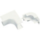 Panduit Cable Raceway Corner Fitting - International Gray - 10 Pack - Acrylonitrile Butadiene Styrene (ABS) - TAA Compliance ICFX10IG-X