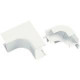 Panduit Cable Raceway Corner - Corner - Off White - 10 Pack - Acrylonitrile Butadiene Styrene (ABS) - TAA Compliance ICFX5IW-X